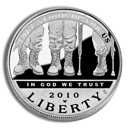 2010 w $1 disabled veterans silver commem proof