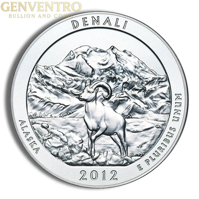 2012-P 5 oz ATB Denali Silver Coin NGC SP70 Genventro Bullion and Coins