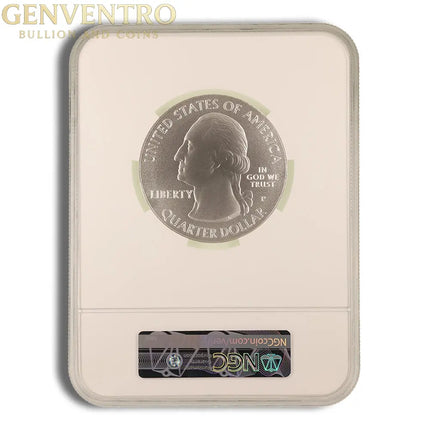 2010-P 5 oz ATB Yellowstone Silver Coin NGC SP70 Genventro Bullion and Coins