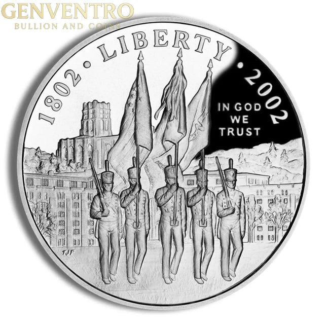 2002-W $1 West Point Silver Commem - Proof Genventro Bullion and Coins