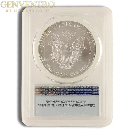 2016 Silver Eagle PCGS MS70 First Strike Genventro Bullion and Coins