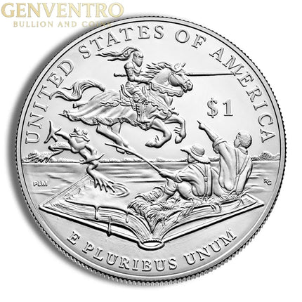 2016-P $1 Mark Twain Silver Commem - BU Genventro Bullion and Coins