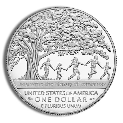 2017 p $1 boys town centennial silver commem proof