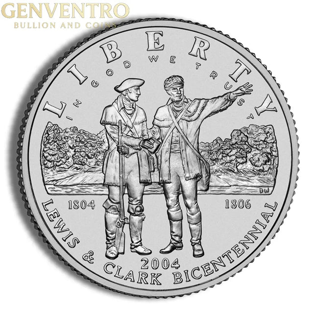 2004-P $1 Lewis & Clark Silver Commem - BU Genventro Bullion and Coins