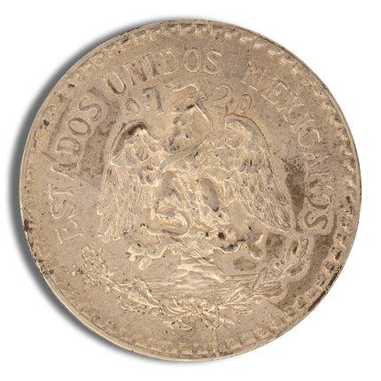 mexico silver peso cap &amp; rays (1920 1945)