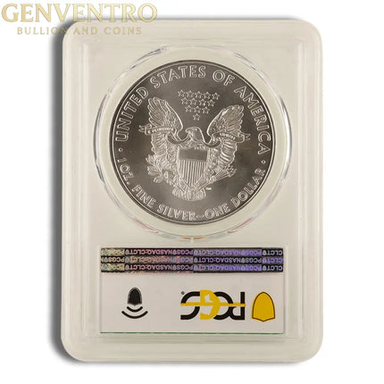 2021 (P) Silver Eagle PCGS MS70 First Strike Genventro Bullion and Coins