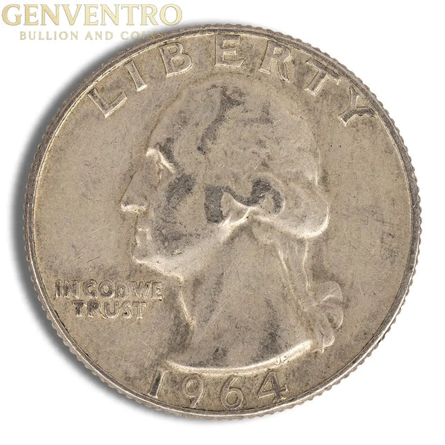 $1 FV 90% Silver Washington Quarters Genventro Bullion and Coins