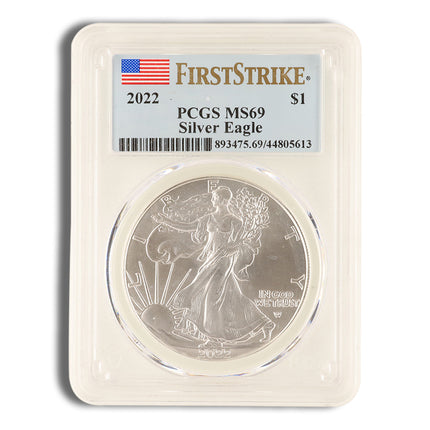 2022 silver eagle pcgs ms69