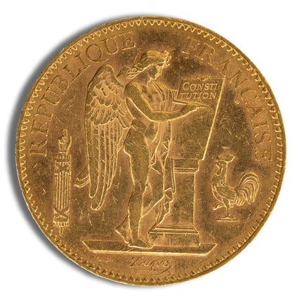 france gold 100 francs angel (1878 1914)