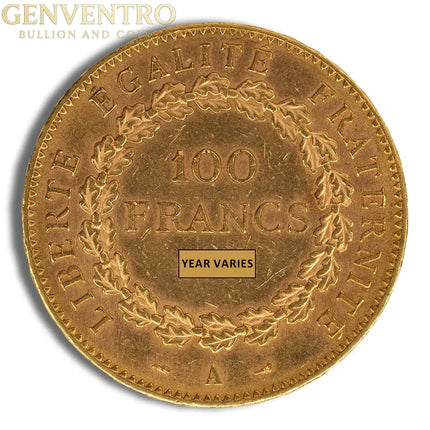 France Gold 100 Francs - Angel (1878-1914) Genventro Bullion and Coins