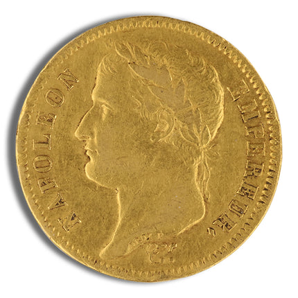 france gold 40 francs napoleon i (1806 1813)