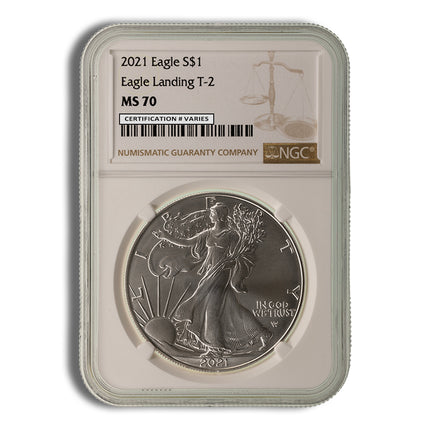 2021 silver eagle ngc ms70 (type 2)