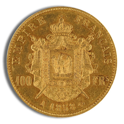 france gold 100 francs napoleon iii (1852 1870)