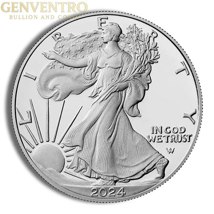 2024 Silver American Eagle - BU Genventro Bullion and Coins