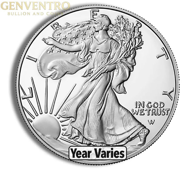 Proof Silver Eagle - Box & COA (Year Varies) Genventro Bullion and Coins