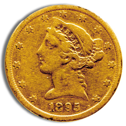 $5 gold liberty half eagle any grade