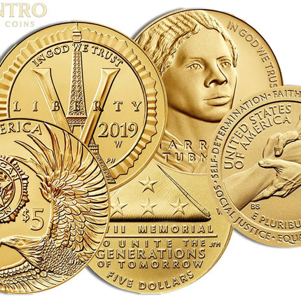 U.S. $5 Modern Gold Commemorative Coin Genventro Bullion and Coins