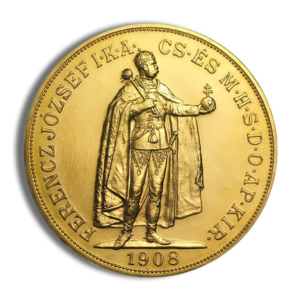 hungary 100 korona gold coin