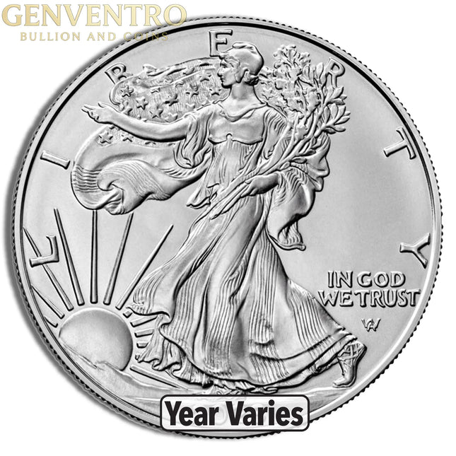 Silver American Eagle - BU (Year Varies) Genventro Bullion and Coins