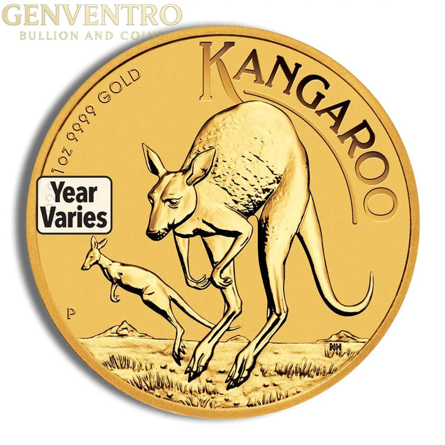 1 oz Australian Kangaroo Gold Coin (Year Varies) Genventro Bullion and Coins
