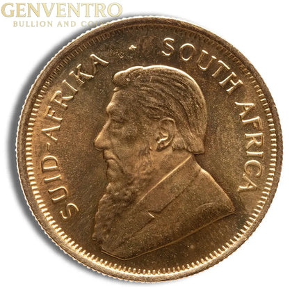 1/4 oz Gold Krugerrand (Year Varies) Genventro Bullion and Coins