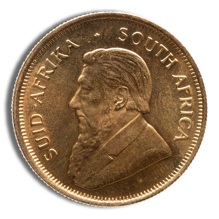 1/4 oz gold krugerrand (year varies)