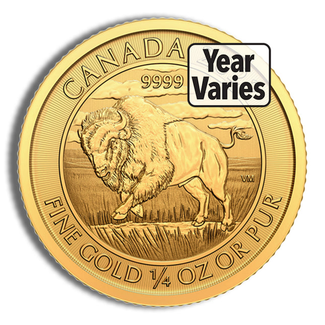 canadian 1/4 oz gold coin (year/design varies)
