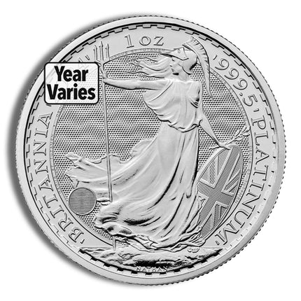 platinum britannia 1 oz (year varies)