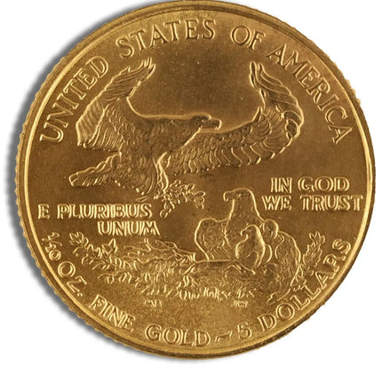 1988 1/10 oz Gold Eagle - BU (MCMLXXXVIII) Genventro Bullion and Coins