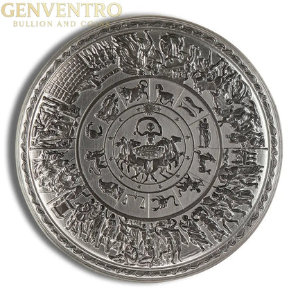 Kilo Silver South Korea Shield of Achilles Stacker Genventro Bullion and Coins