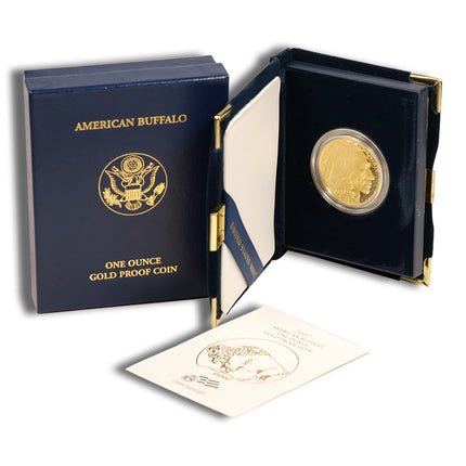 2007 w 1 oz proof gold buffalo (w/box & coa)