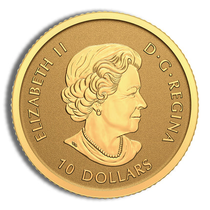 2022 1/4 oz canadian moose gold coin
