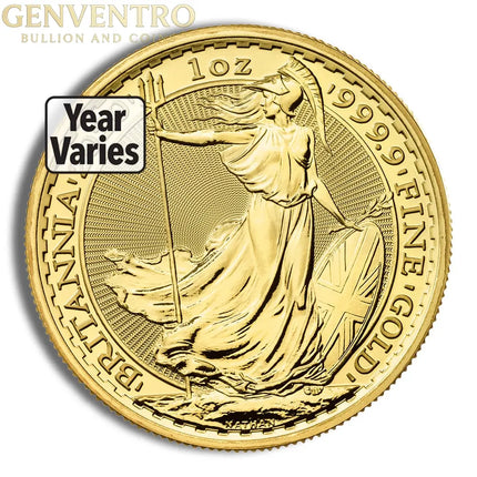 1 oz Gold Britannia (2013-Present) Genventro Bullion and Coins