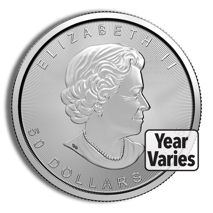 1 oz palladium maple leaf bu (date varies)