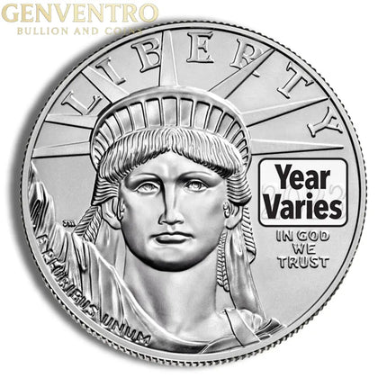 1 oz Platinum Eagle - BU (Date Varies) Genventro Bullion and Coins