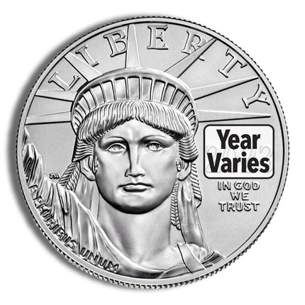 1 oz platinum eagle bu (date varies)