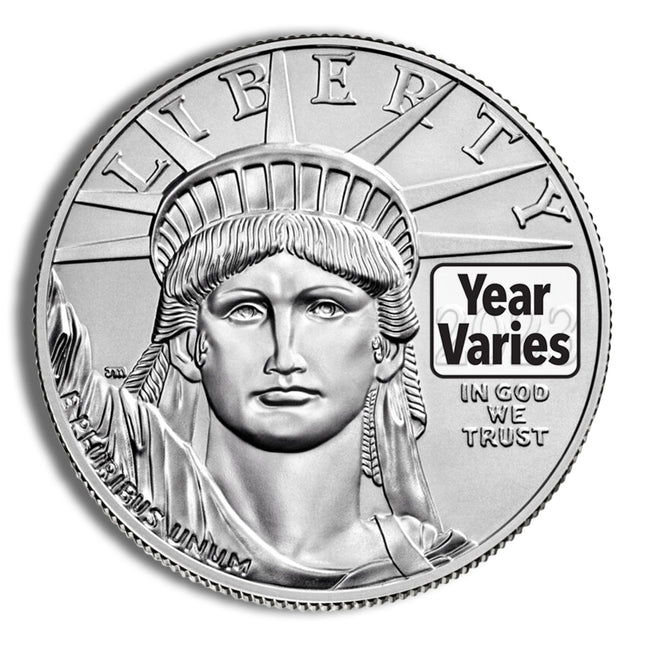 1 oz platinum eagle bu (date varies)