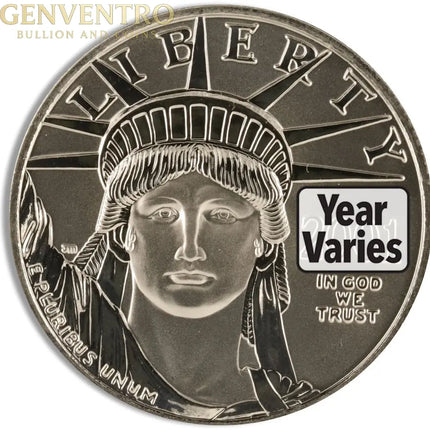 1/2 oz Platinum Eagle - BU (Date Varies) Genventro Bullion and Coins