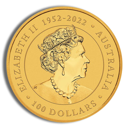 1 oz australian nugget gold coin (year varies)