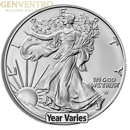 Silver American Eagle - BU - Sealed Box (Year Varies) Genventro Bullion and Coins