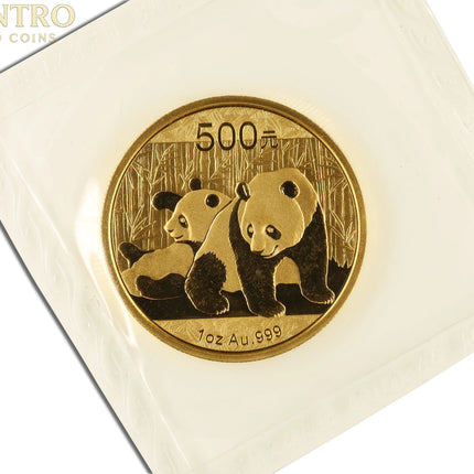 1 oz China Gold Panda - BU - Sealed (Year Varies) Genventro Bullion and Coins