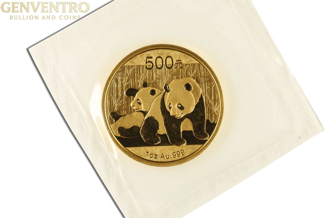 1 oz China Gold Panda - BU - Sealed (Year Varies) Genventro Bullion and Coins
