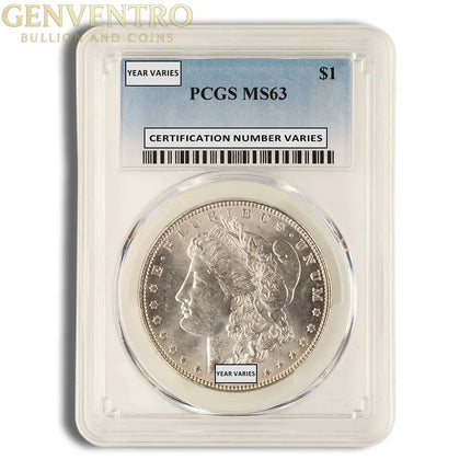 Pre-1921 Morgan Dollar - PCGS MS63 Genventro Bullion and Coins