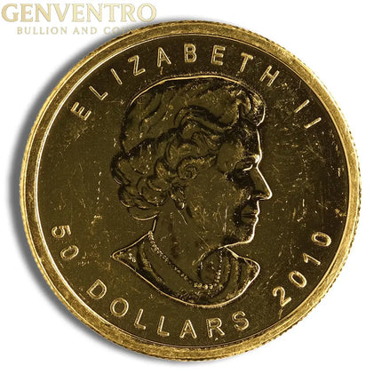 Impaired Gold Maple (Abrasion, Spots, etc.) Genventro Bullion and Coins