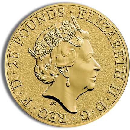2016 1/4 oz great britain queen's beast gold coin lion