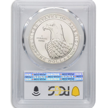 1983 d $1la olympic silver commem pcgs ms70