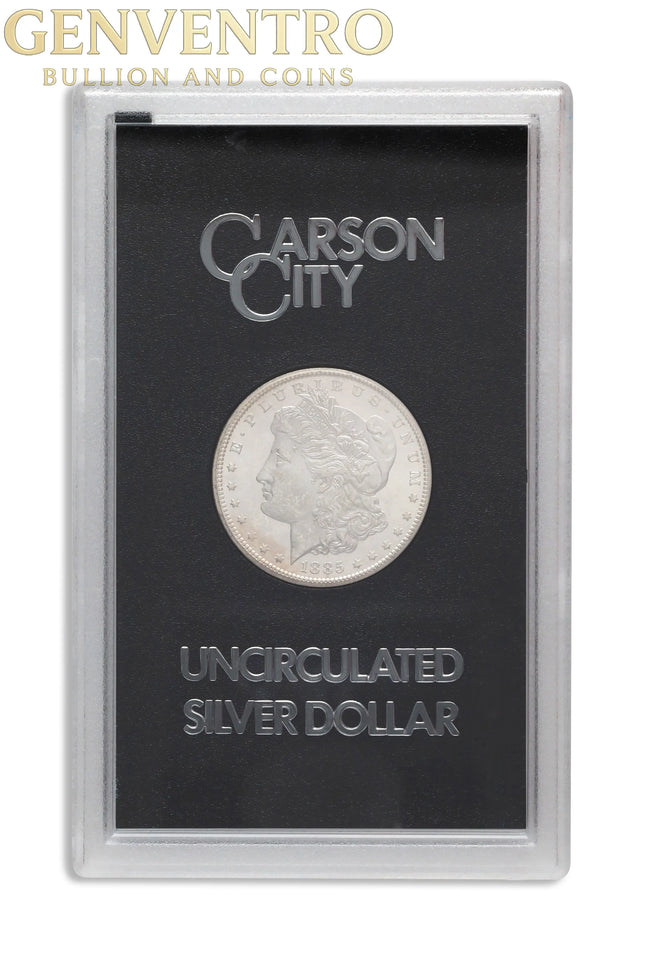 1885-CC GSA Morgan Dollar w/Box & COA Genventro Bullion and Coins