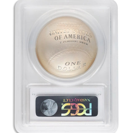 2014-P $1 Baseball Hall Fame Silver Commem - PCGS PF70 Genventro Bullion and Coins