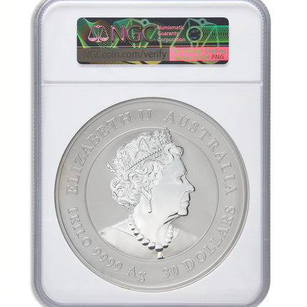 2023 Kilo Australia Silver Lunar Rabbit - Series III NGC MS70 Genventro Bullion and Coins