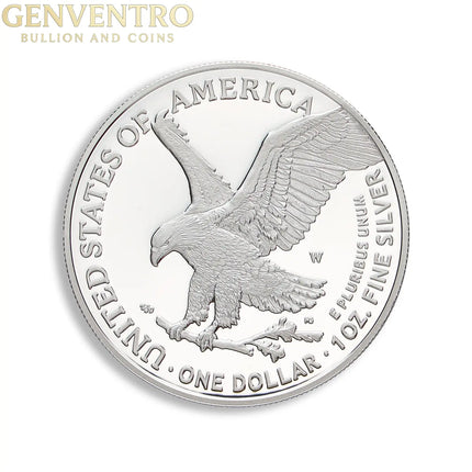 2024-W Proof Silver Eagle with Box & COA Genventro Bullion and Coins